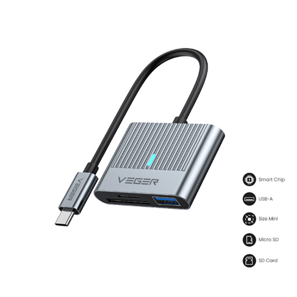 VH-U04 ADAPTER HUB 3IN1